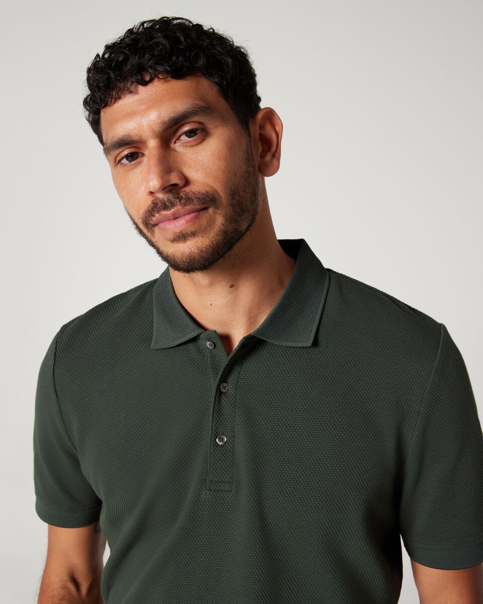 Jacquard Texture Polo